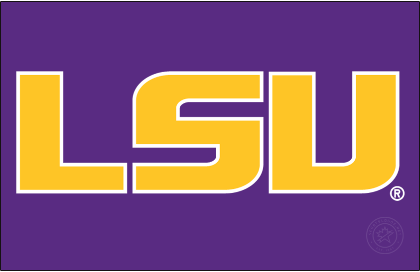 LSU Tigers 2014-Pres Alt on Dark Logo iron on transfers for clothing